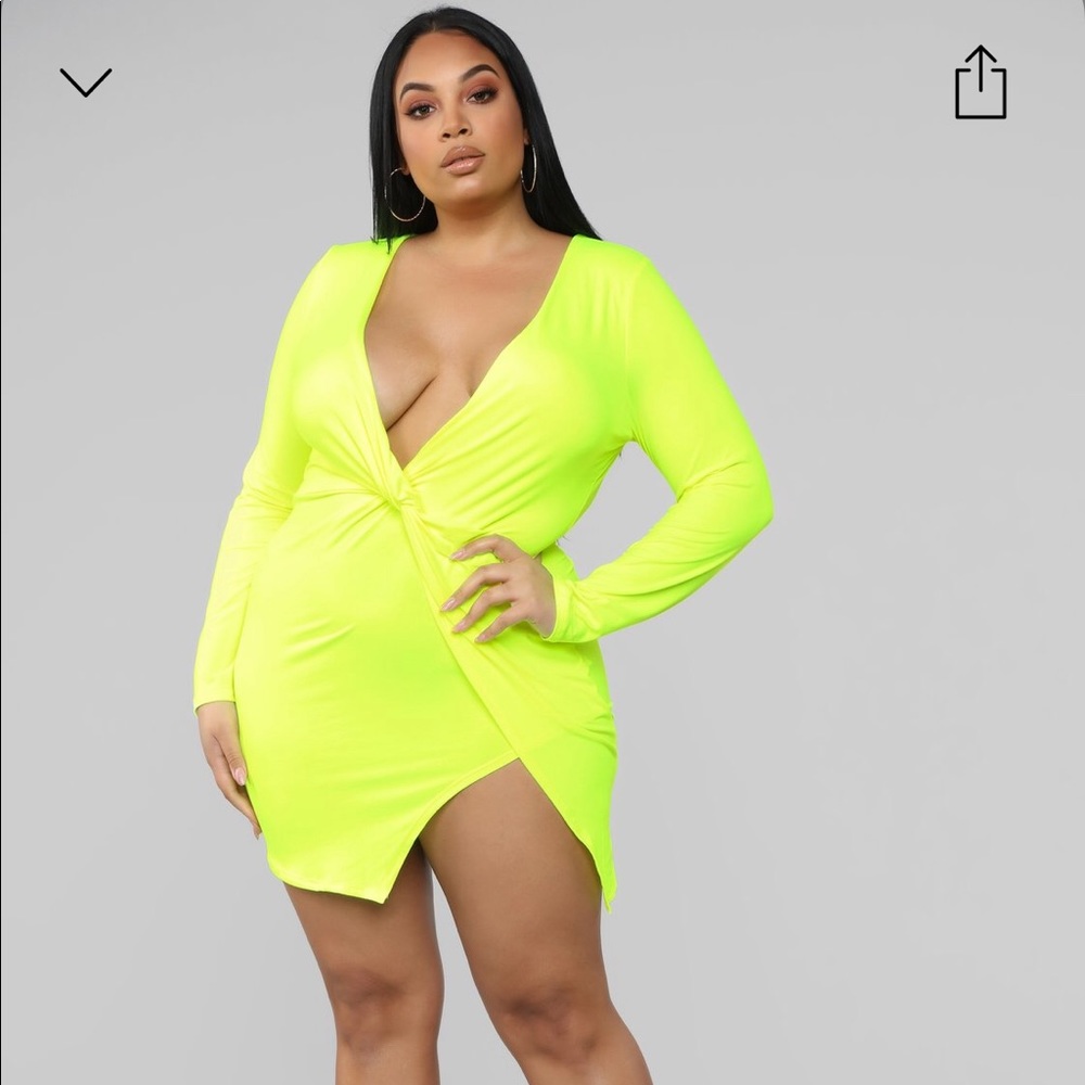 Fashion Nova Curve Sugar Frenzy 3X dress
